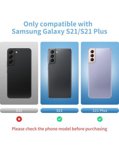 Reemplazo Cristal Lente Cámara Samsung Galaxy S21/S21 Plus - 2 Piezas 2