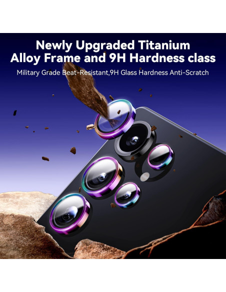 Protector de Lente de Cámara Hoerrye para Samsung Galaxy S25 Ultra