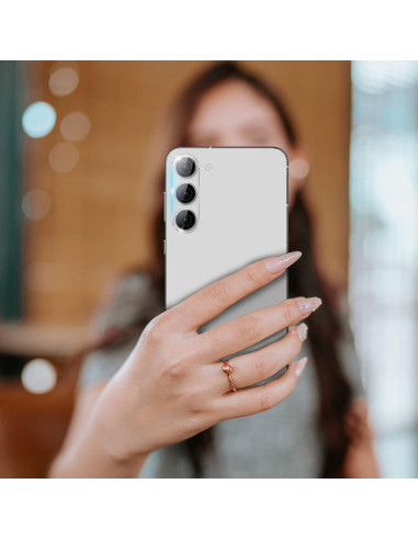 Protector de Lente de Cámara CloudValley para Samsung Galaxy S24/S23/S23 Plus - Pack de 3, Vidrio Templado 9H