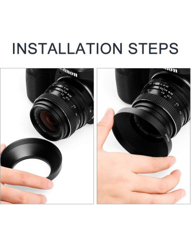 Capucha de lente gran angular 72 mm X-SweetDream + tapa 95 mm