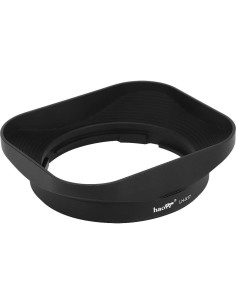 Capucha de Lente Metálica Cuadrada Haoge LH-X17 para Fujifilm XF 16mm 2