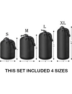 Selens Fundas de Neopreno para Lentes DSLR - 4 Tamaños 2