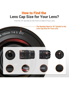 Tapa de Lente Frontal JJC 95mm - 2 Pack con Fundas 2