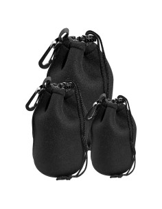 Juego de Fundas para Lentes 3Pack MOGALY Neopreno Impermeable