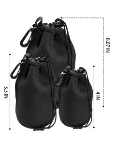 Juego de Fundas para Lentes 3Pack MOGALY Neopreno Impermeable 2