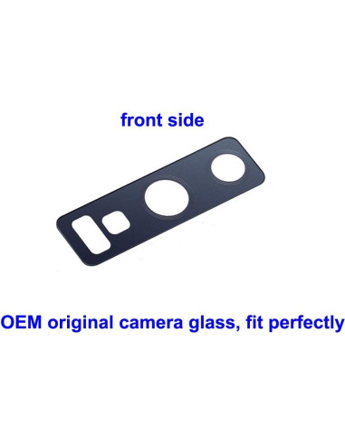 Reemplazo Lente de Cristal Cámara Trasera YUYOND Azul para Note 9