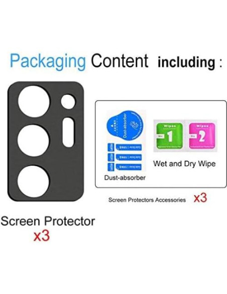 Protector de Lente de Cámara Suoman para Samsung Note 20 Ultra - 3 Pack
