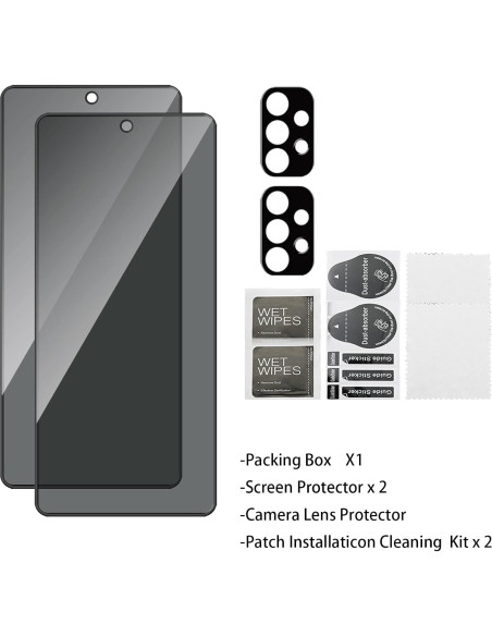 2 Pack Protector de Pantalla Privado OWMGTS para Samsung Galaxy A53 5G