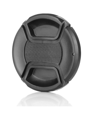 Tapa de lente 58mm ChromLives con agujero para correa DSLR