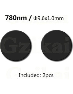 Filtro óptico infrarrojo espejo frío Gzikai 780nm 9.6mm 2