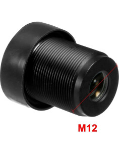 Lente de Cámara IR 3.6mm F2.0 M12 uxcell para CCTV 2