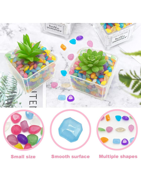 1000 Piedras Brillantes Luminosas para Jardín Kaiyuan