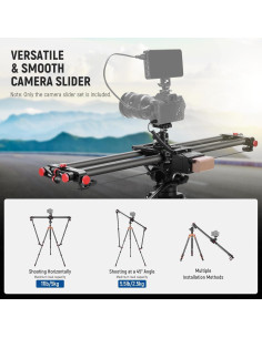 Deslizador de Cámara Motorizado NEEWER ER1-80 80cm 2