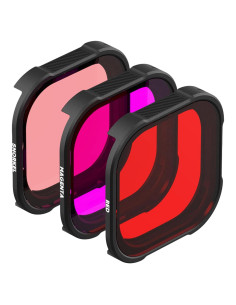 Filtro Rojo PolarPro 3-Pack para GoPro Hero9-13 - Subacuático
