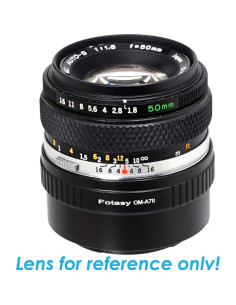 Adaptador Fotasy de lente Olympus OM a montura E FEOM 2