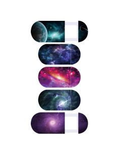 Cubierta de Cámara Web delgada Worldbnr - Paquete de 5 - Protección Privacidad