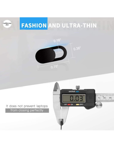 Cubierta de Webcam Ultra Delgada California JOS - Paquete de 8