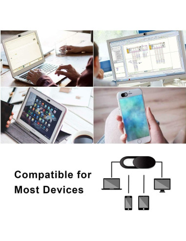 Cubierta de Webcam Ultra Delgada California JOS - Paquete de 8