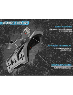 Almohadilla de Hombro KONDOR BLUE Air MKII - Ligera y Ajustable 2