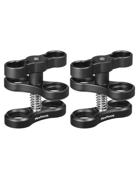 Abrazadera de Bola de Aluminio MINIFOCUS 2 Pcs 1" para Trípode
