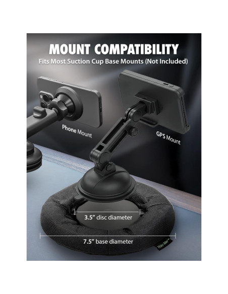 Almohadilla de GPS Bracketron NavMat para Tablero 20.32 cm