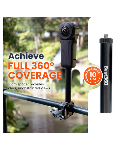Abrazadera de cámara Best360 para cámaras 360 - 50 mm