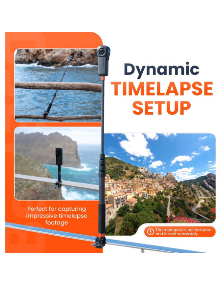 Abrazadera de cámara Best360 para cámaras 360 - 50 mm