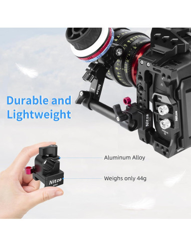 Abrazadera NATO liberación rápida Nitze N20J 15mm para cámara