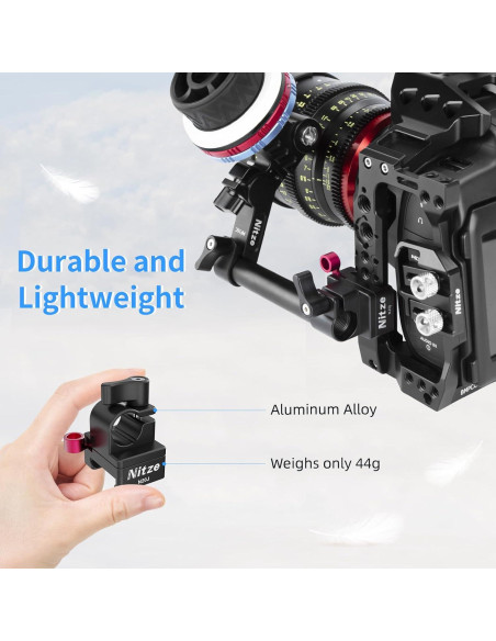 Abrazadera NATO liberación rápida Nitze N20J 15mm para cámara