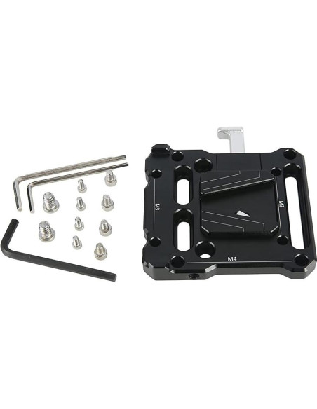 Placa de Batería V Lock NICEYRIG 467 con Abrazadera 15mm