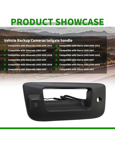 Cámara de Respaldo Yunnergo para Silverado/Sierra 2007-2013