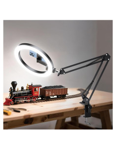 Anillo de Luz LUXSURE 18W con Soporte para Teléfono y Cámara