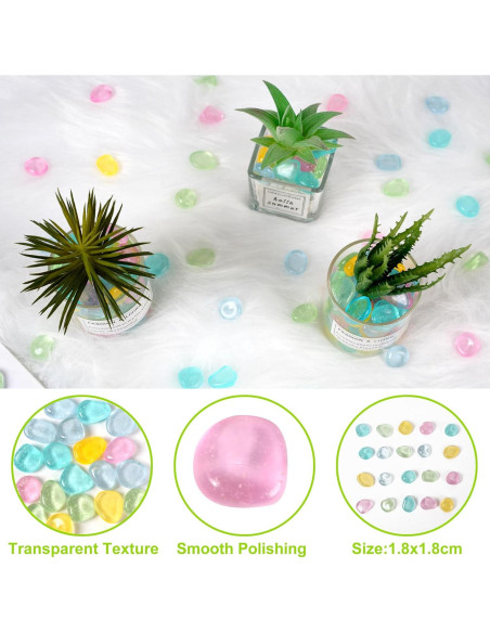 200 Piedras Brillantes Luminiscentes para Jardín - Dinastía Kaiyuan