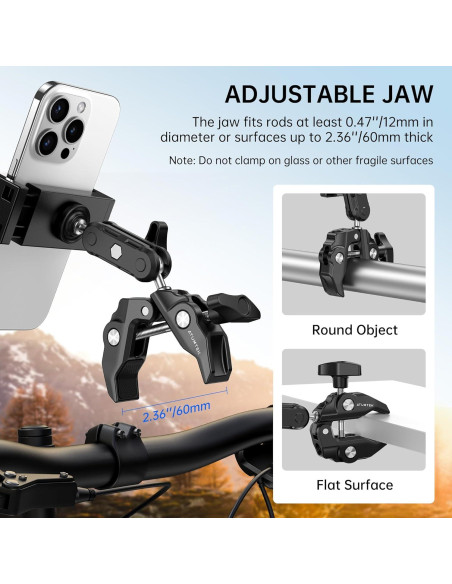 Soporte de Cámara ATUMTEK con Abrazadera y Brazo Mágico 360 Soporte de Cámara ATUMTEK con Abrazadera y Brazo Mágico 360