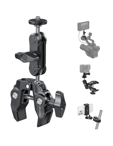 Soporte de Cámara ATUMTEK con Abrazadera y Brazo Mágico 360