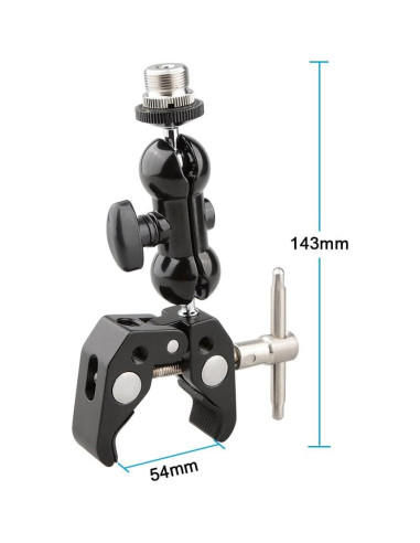 Abrazadera de Cangrejo CAMVATE para Micrófonos 1.2kg