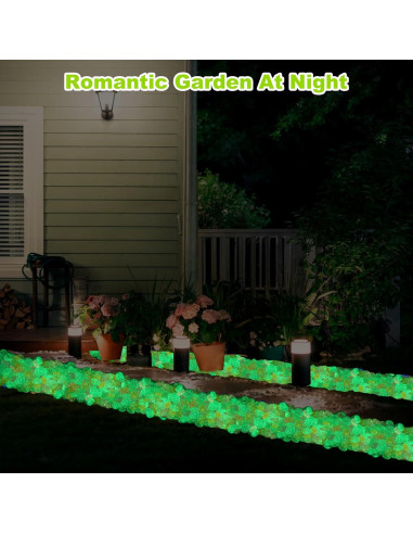 200 Piedras Brillantes Luminiscentes para Jardín - Dinastía Kaiyuan