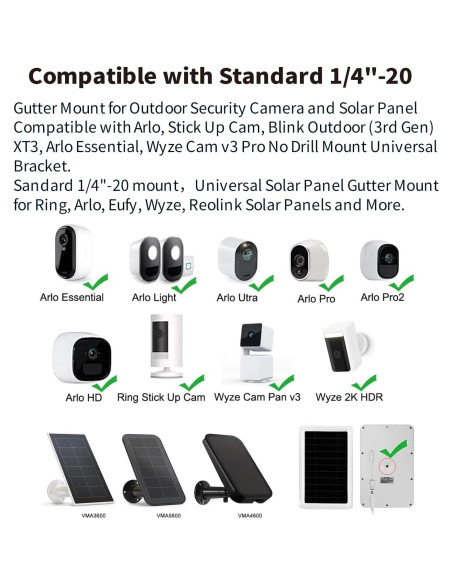 Soporte de Clip de Montaje Tonton para Cámara Blink - 2 Unidades