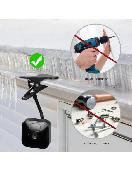 Soporte de Clip de Montaje Tonton para Cámara Blink - 2 Unidades