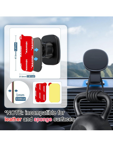 Almohadillas Adhesivas Doble Cara Promkig 6pcs para Soporte de Teléfono