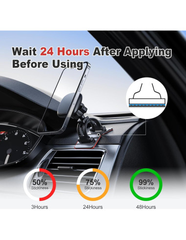 Almohadillas Adhesivas Doble Cara Promkig 6pcs para Soporte de Teléfono