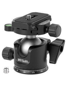 Cabezal de bola panorámico WEYLLAN 36 mm con liberación rápida