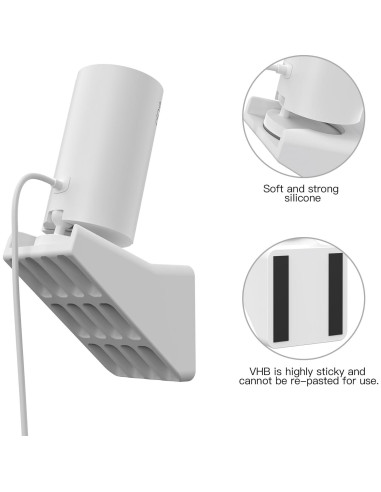 Soporte de Ventana HOLACA para Cámara Interior Ring Blanco