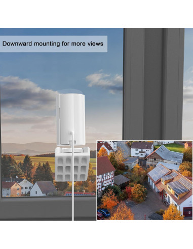 Soporte de Ventana HOLACA para Cámara Interior Ring Blanco