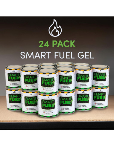 Latas de Bioetanol Smart Fuel - Combustible Limpio 24 Unidades