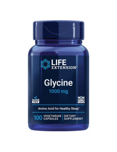 Glicina Life Extension 1000 mg, 100 Cápsulas Vegetarianas