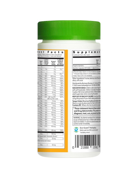 Multivitamina Masticable Rainbow Light Kids One 90 Conteos