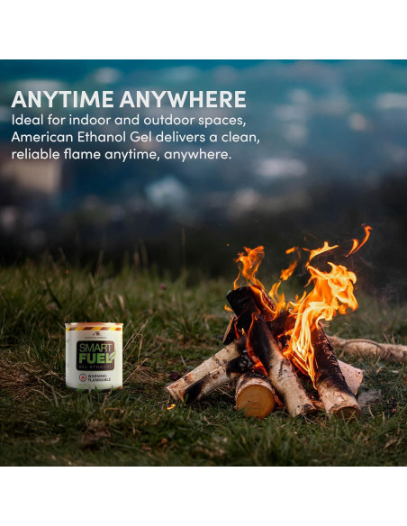 Latas de Bioetanol Smart Fuel - Combustible Limpio 24 Unidades