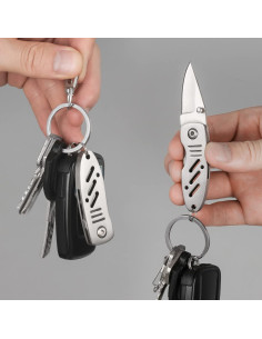 Cuchillo de Llavero BARRYSAIL Plegable 4.06 cm Acero Inoxidable 2