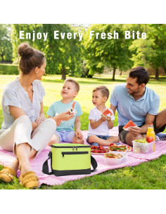 Bolsa de Almuerzo Térmica BuyAgain Verde Manzana 6L 2